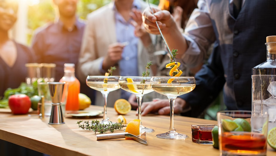 Création de cocktails et mocktails